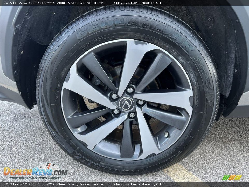 2019 Lexus NX 300 F Sport AWD Atomic Silver / Glazed Caramel Photo #6