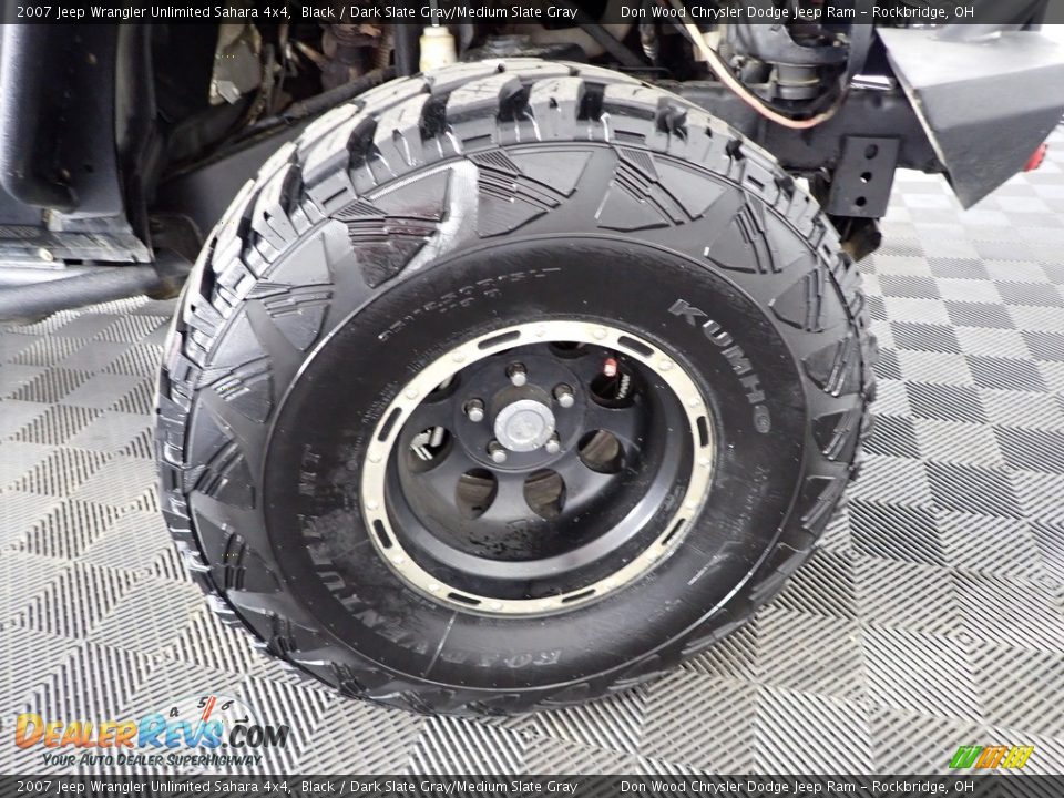 2007 Jeep Wrangler Unlimited Sahara 4x4 Black / Dark Slate Gray/Medium Slate Gray Photo #26