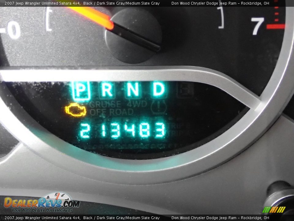 2007 Jeep Wrangler Unlimited Sahara 4x4 Black / Dark Slate Gray/Medium Slate Gray Photo #27