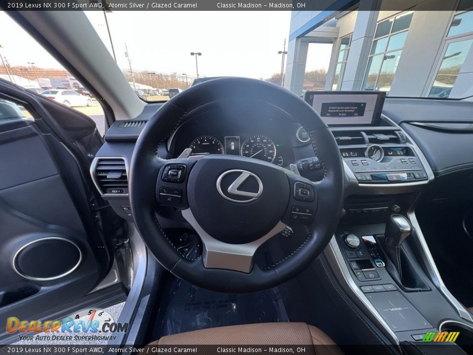 2019 Lexus NX 300 F Sport AWD Atomic Silver / Glazed Caramel Photo #10