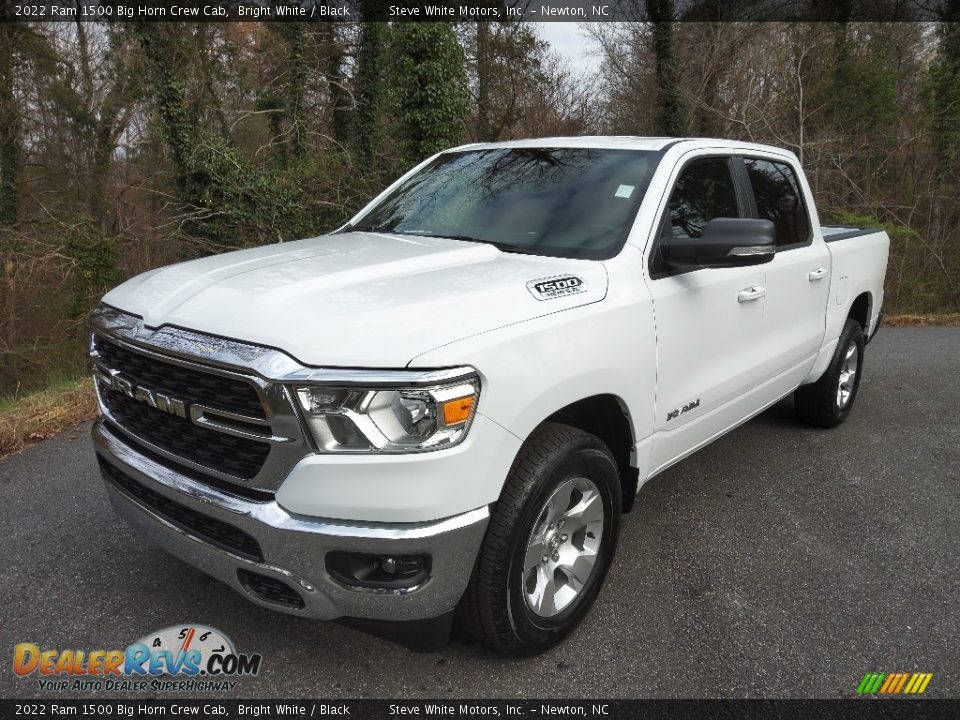 2022 Ram 1500 Big Horn Crew Cab Bright White / Black Photo #2