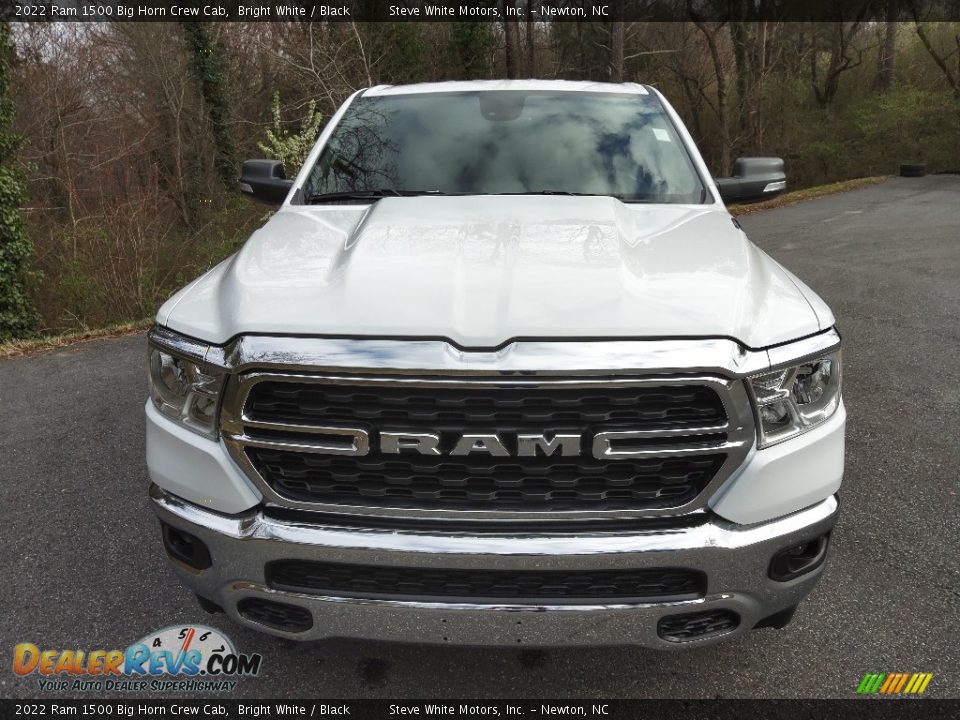 2022 Ram 1500 Big Horn Crew Cab Bright White / Black Photo #3