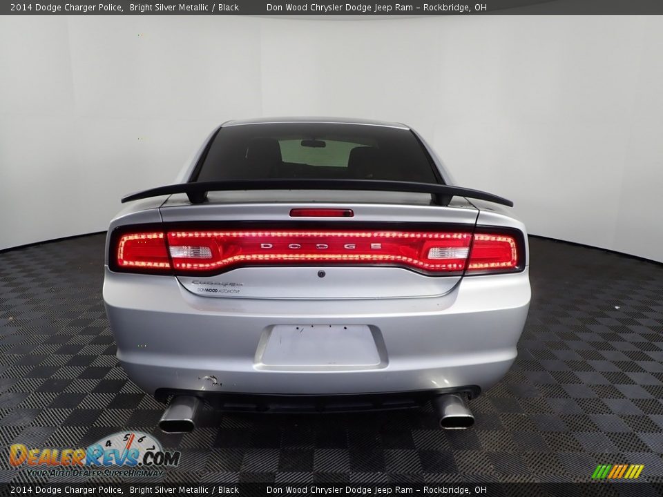2014 Dodge Charger Police Bright Silver Metallic / Black Photo #7