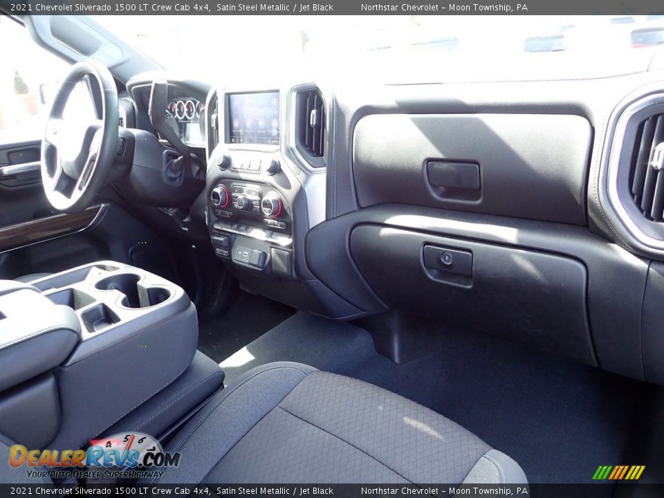 2021 Chevrolet Silverado 1500 LT Crew Cab 4x4 Satin Steel Metallic / Jet Black Photo #15