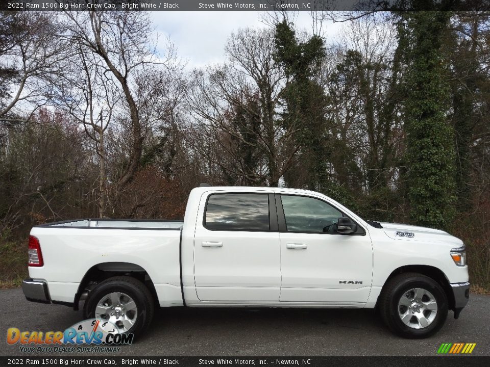 Bright White 2022 Ram 1500 Big Horn Crew Cab Photo #5