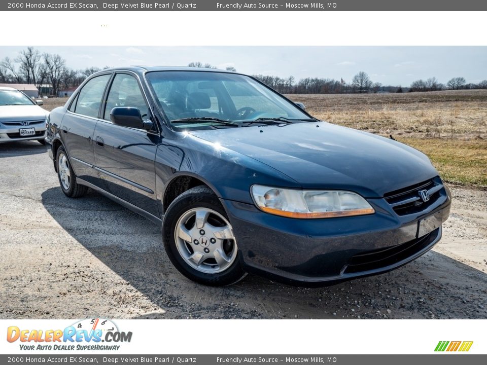 Deep Velvet Blue Pearl 2000 Honda Accord EX Sedan Photo #1