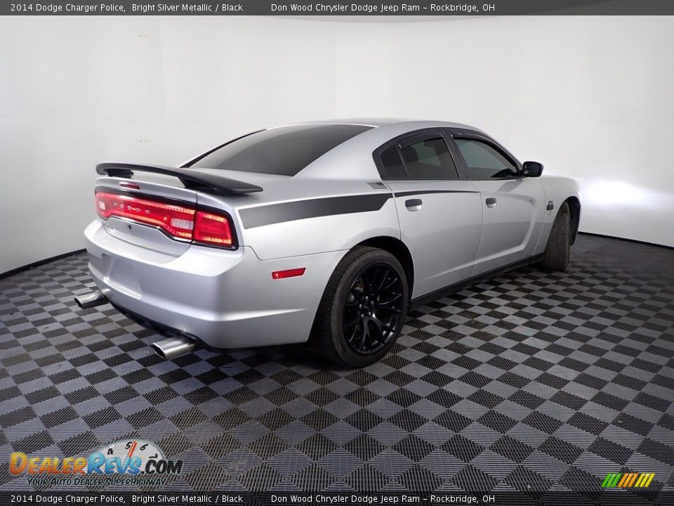 2014 Dodge Charger Police Bright Silver Metallic / Black Photo #10