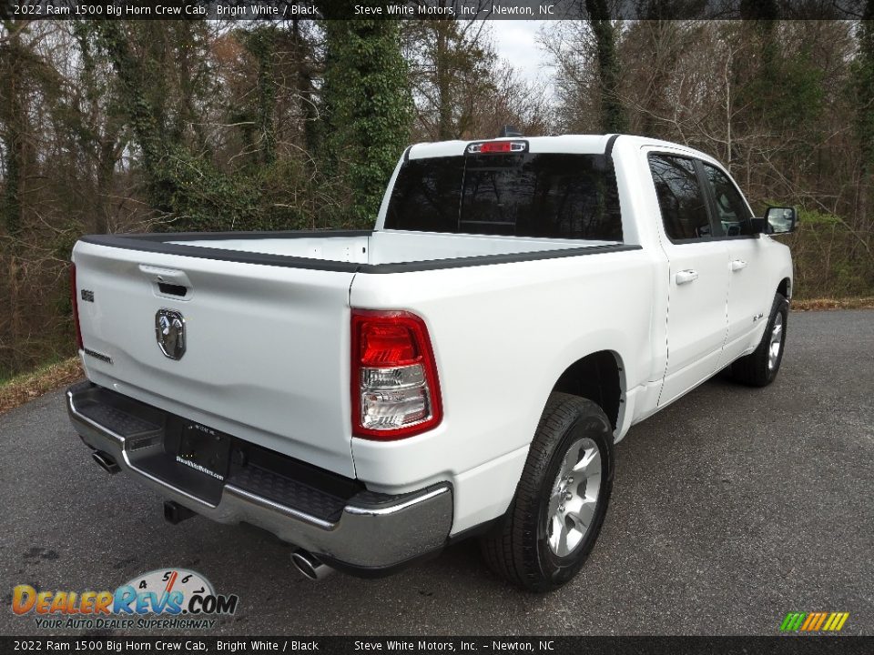 2022 Ram 1500 Big Horn Crew Cab Bright White / Black Photo #6