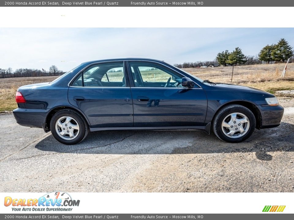 Deep Velvet Blue Pearl 2000 Honda Accord EX Sedan Photo #3