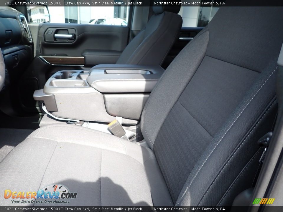 2021 Chevrolet Silverado 1500 LT Crew Cab 4x4 Satin Steel Metallic / Jet Black Photo #19