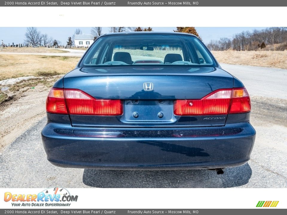 Deep Velvet Blue Pearl 2000 Honda Accord EX Sedan Photo #5