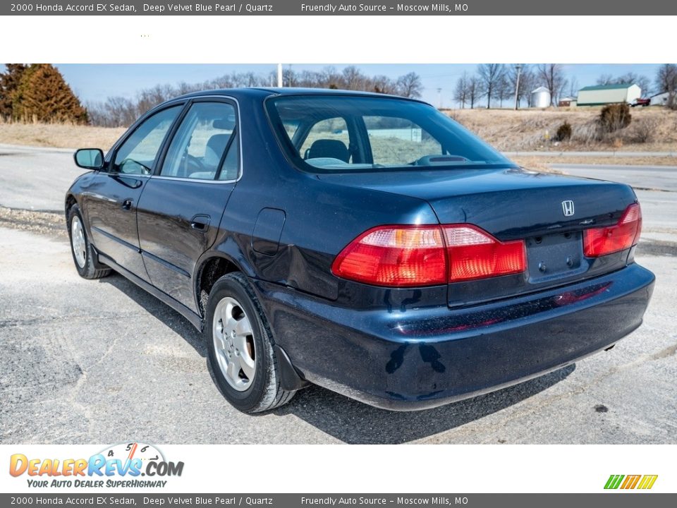 Deep Velvet Blue Pearl 2000 Honda Accord EX Sedan Photo #6