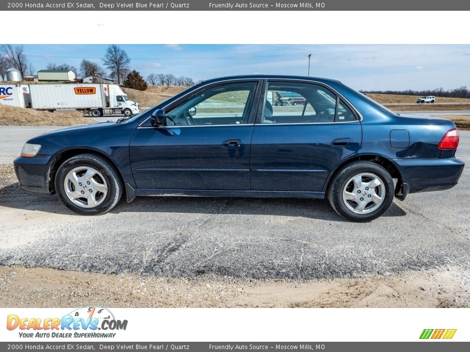 Deep Velvet Blue Pearl 2000 Honda Accord EX Sedan Photo #7