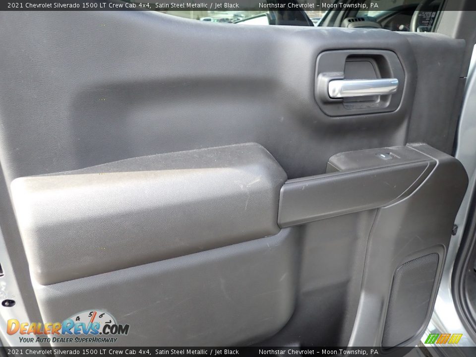 2021 Chevrolet Silverado 1500 LT Crew Cab 4x4 Satin Steel Metallic / Jet Black Photo #22