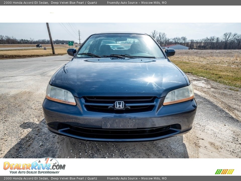 Deep Velvet Blue Pearl 2000 Honda Accord EX Sedan Photo #9