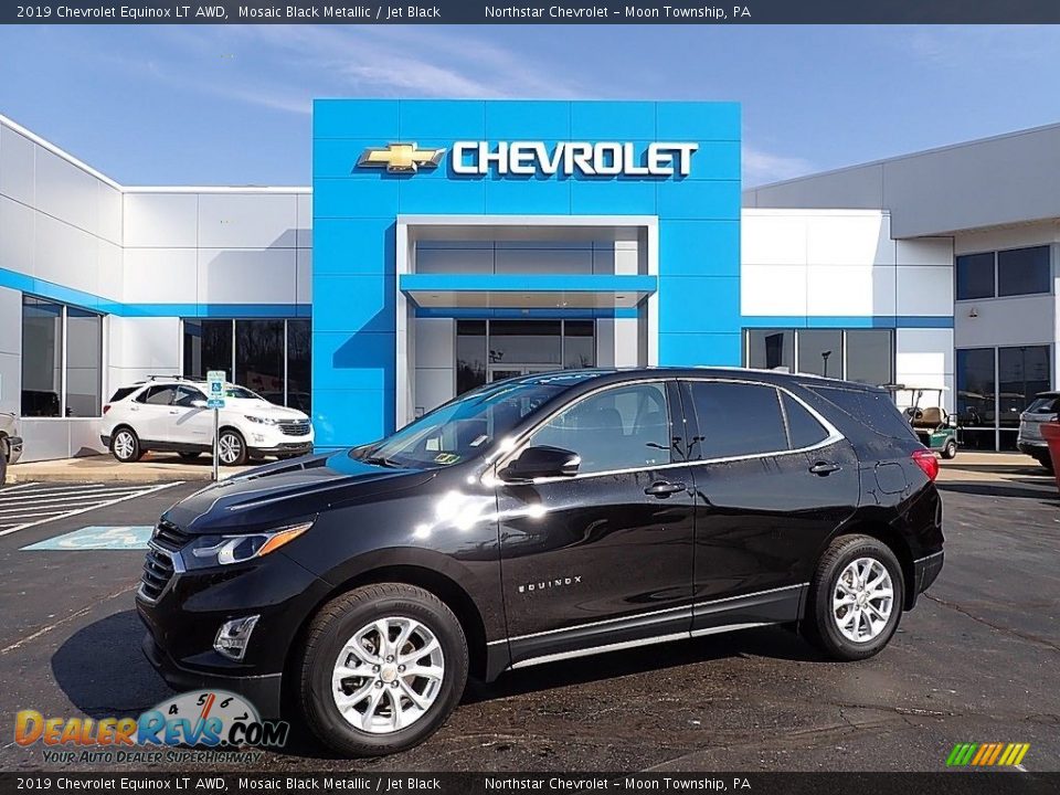 2019 Chevrolet Equinox LT AWD Mosaic Black Metallic / Jet Black Photo #1