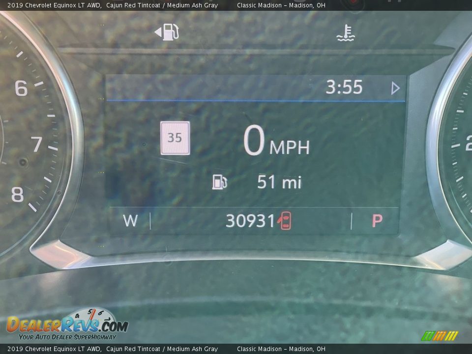 2019 Chevrolet Equinox LT AWD Cajun Red Tintcoat / Medium Ash Gray Photo #11