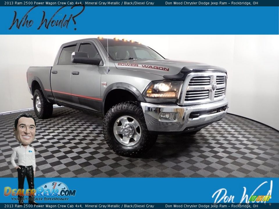 2013 Ram 2500 Power Wagon Crew Cab 4x4 Mineral Gray Metallic / Black/Diesel Gray Photo #1