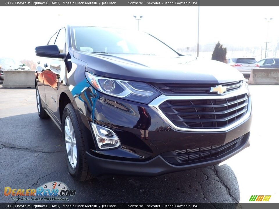 2019 Chevrolet Equinox LT AWD Mosaic Black Metallic / Jet Black Photo #12