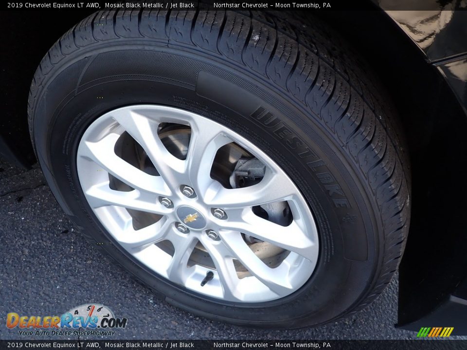 2019 Chevrolet Equinox LT AWD Mosaic Black Metallic / Jet Black Photo #14