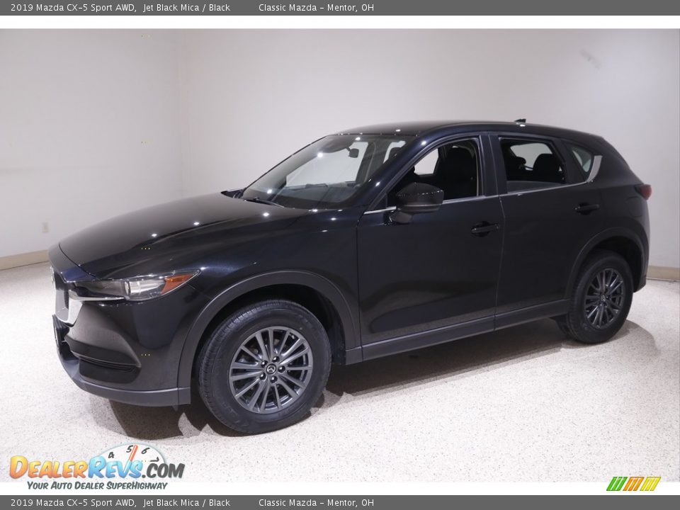 2019 Mazda CX-5 Sport AWD Jet Black Mica / Black Photo #3
