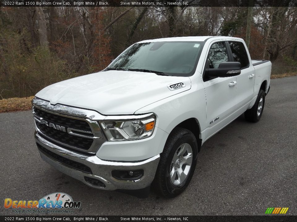 2022 Ram 1500 Big Horn Crew Cab Bright White / Black Photo #2