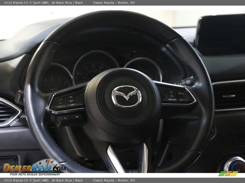 2019 Mazda CX-5 Sport AWD Jet Black Mica / Black Photo #7