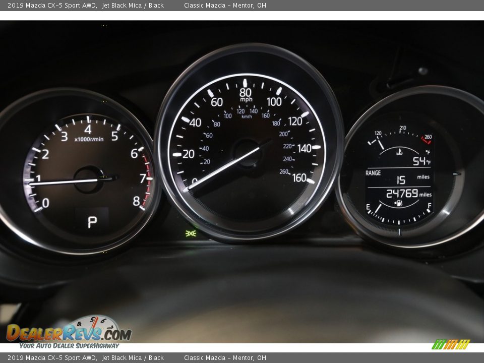 2019 Mazda CX-5 Sport AWD Jet Black Mica / Black Photo #8
