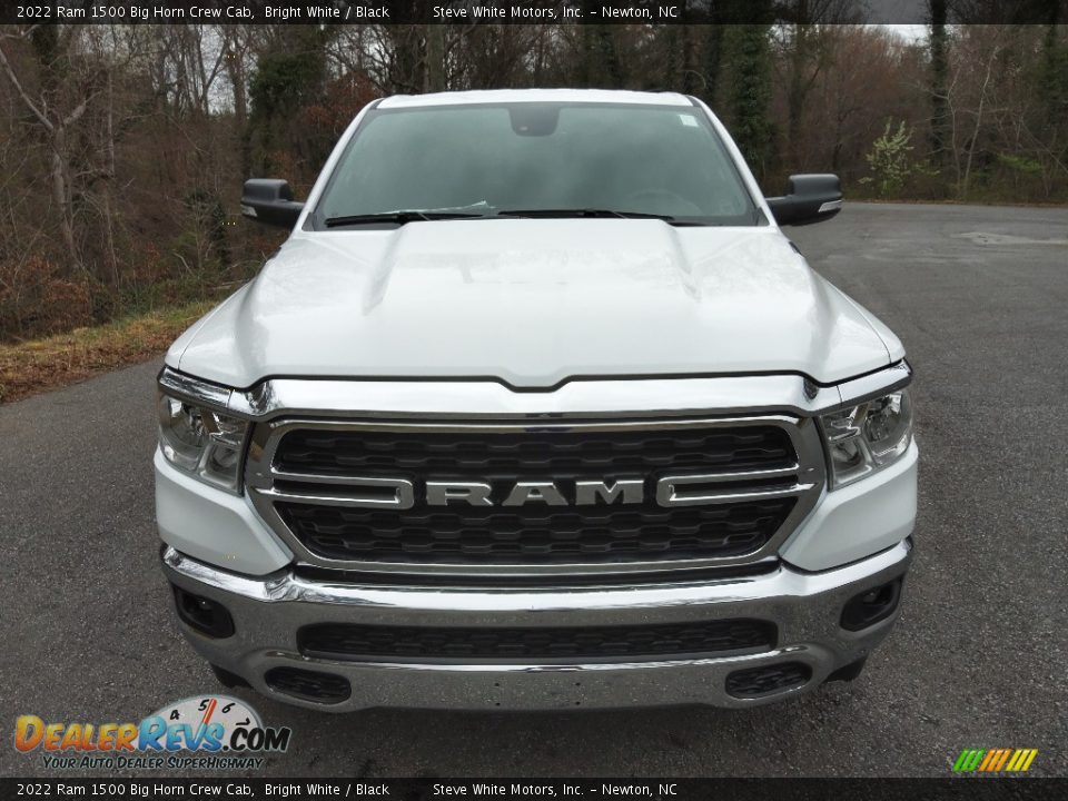 2022 Ram 1500 Big Horn Crew Cab Bright White / Black Photo #3