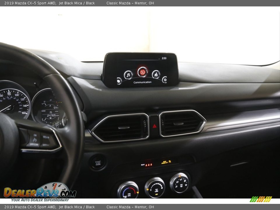 2019 Mazda CX-5 Sport AWD Jet Black Mica / Black Photo #9