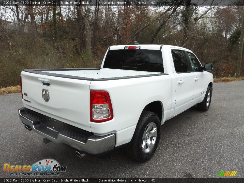 2022 Ram 1500 Big Horn Crew Cab Bright White / Black Photo #6