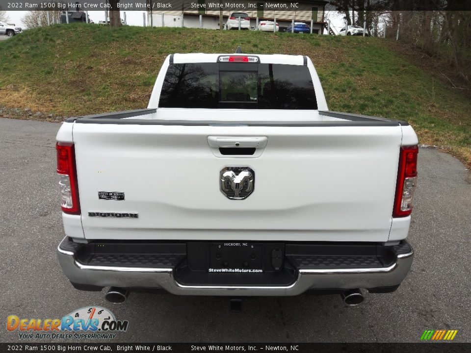 2022 Ram 1500 Big Horn Crew Cab Bright White / Black Photo #7