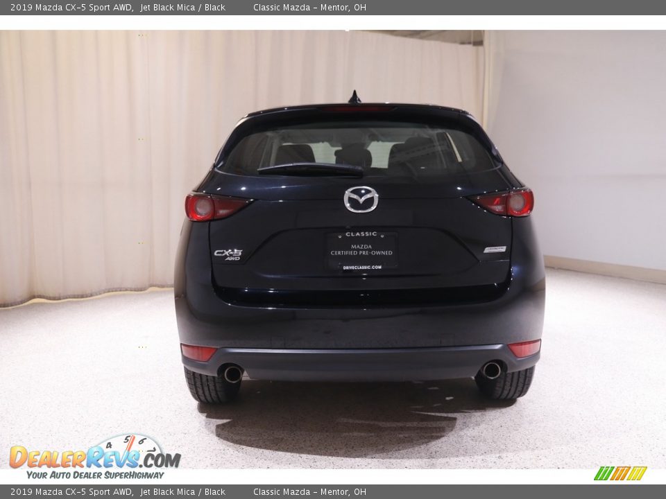 2019 Mazda CX-5 Sport AWD Jet Black Mica / Black Photo #17