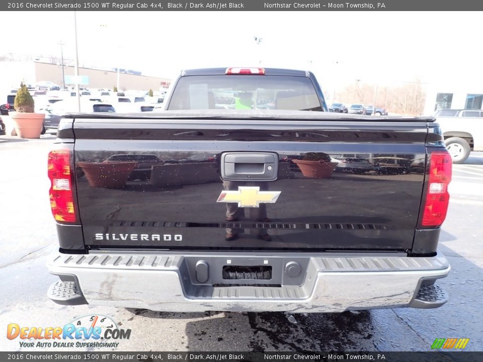 Black 2016 Chevrolet Silverado 1500 WT Regular Cab 4x4 Photo #6