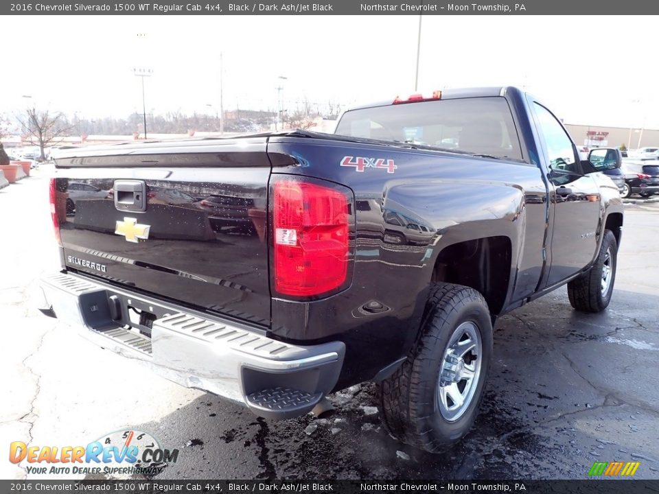 Black 2016 Chevrolet Silverado 1500 WT Regular Cab 4x4 Photo #7