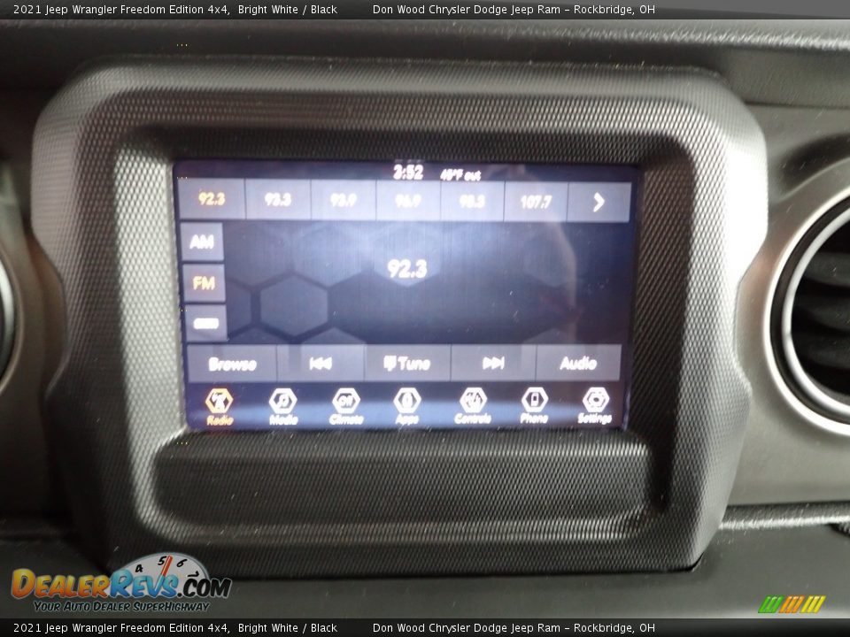 2021 Jeep Wrangler Freedom Edition 4x4 Bright White / Black Photo #2