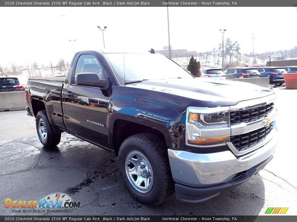 Black 2016 Chevrolet Silverado 1500 WT Regular Cab 4x4 Photo #10