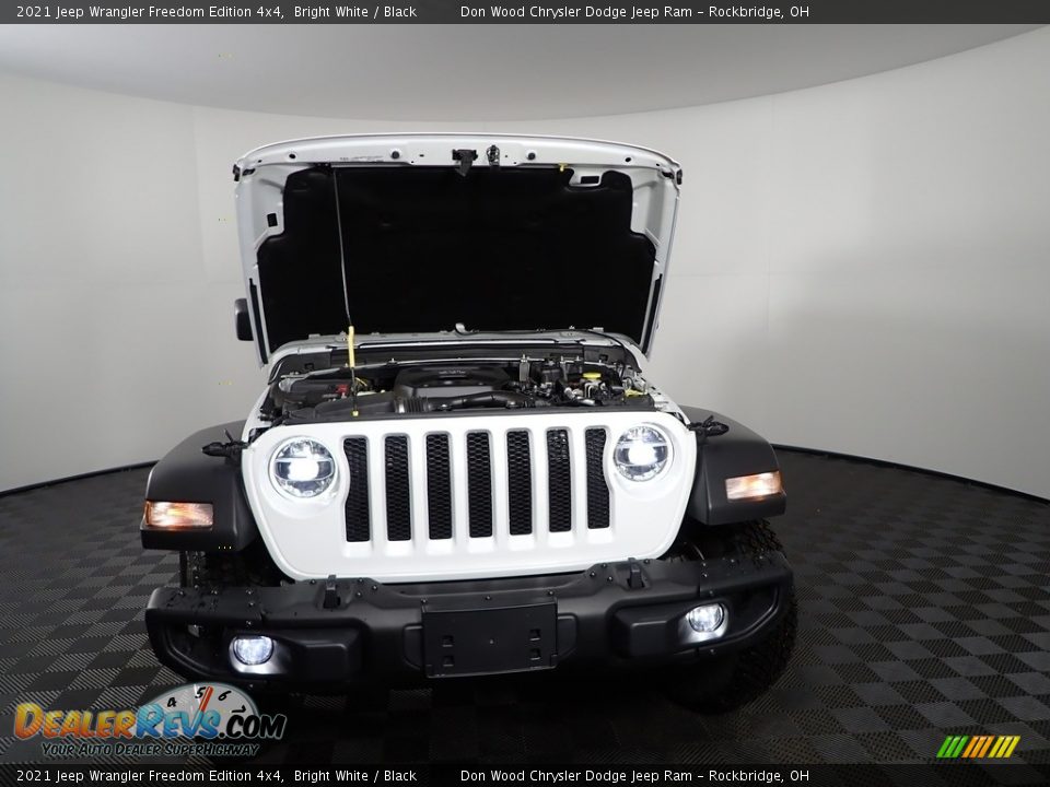 2021 Jeep Wrangler Freedom Edition 4x4 Bright White / Black Photo #6
