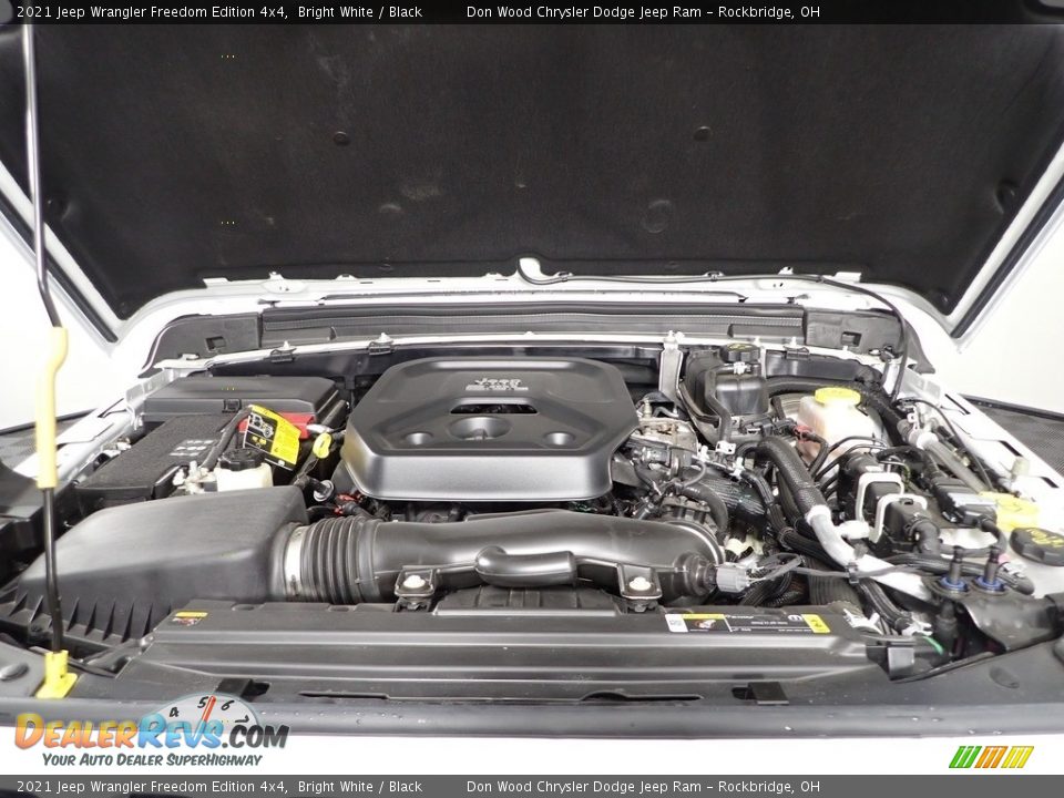 2021 Jeep Wrangler Freedom Edition 4x4 Bright White / Black Photo #7