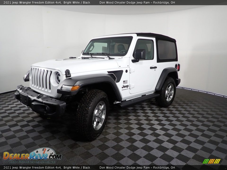 2021 Jeep Wrangler Freedom Edition 4x4 Bright White / Black Photo #8