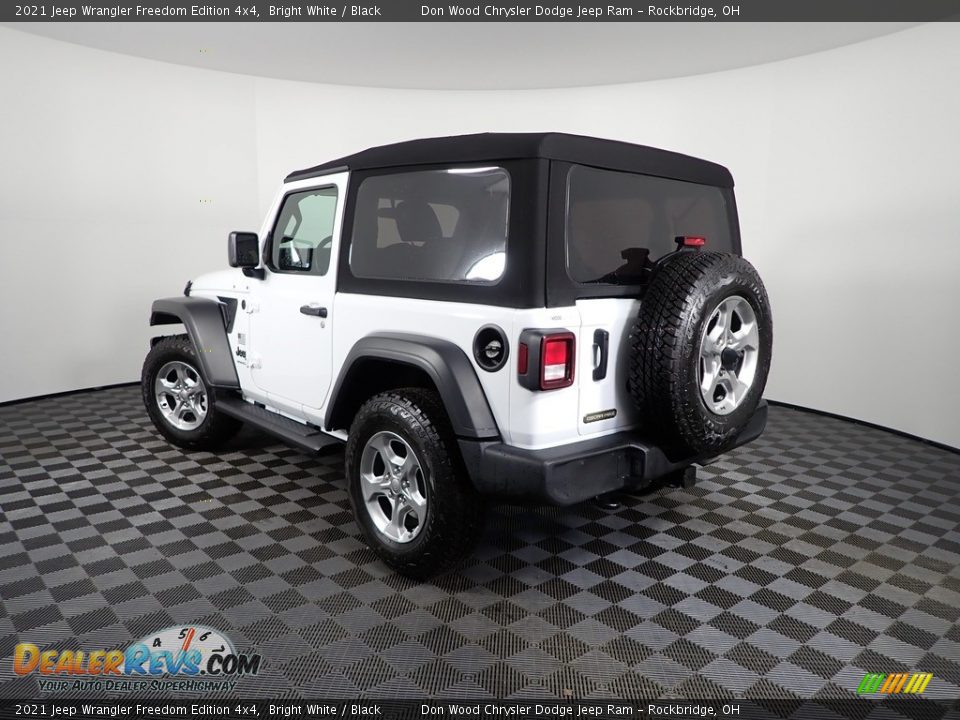 2021 Jeep Wrangler Freedom Edition 4x4 Bright White / Black Photo #10