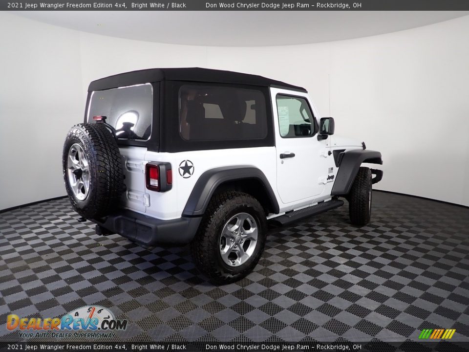 2021 Jeep Wrangler Freedom Edition 4x4 Bright White / Black Photo #14