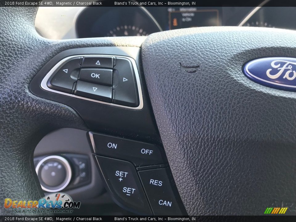 2018 Ford Escape SE 4WD Magnetic / Charcoal Black Photo #15