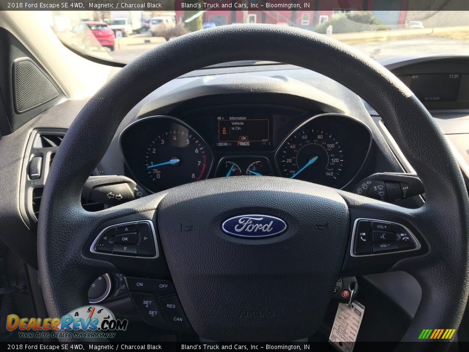 2018 Ford Escape SE 4WD Magnetic / Charcoal Black Photo #17