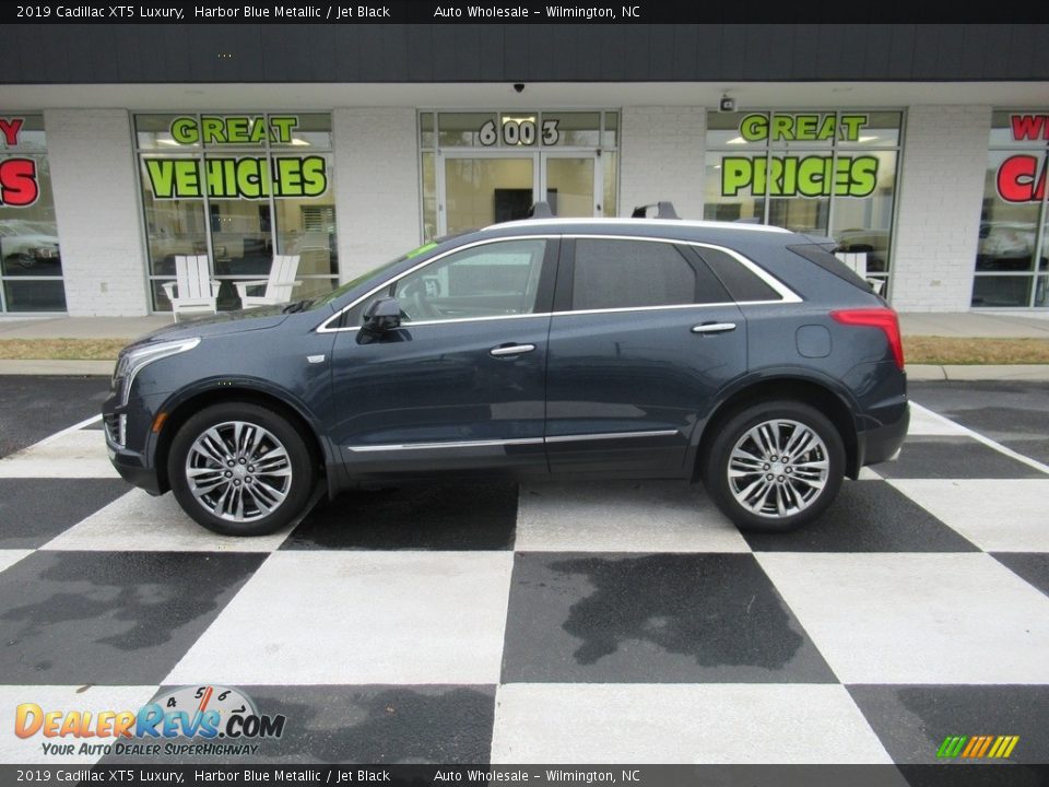 2019 Cadillac XT5 Luxury Harbor Blue Metallic / Jet Black Photo #1