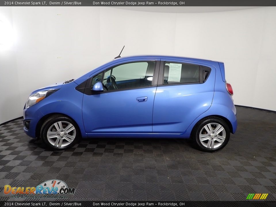 2014 Chevrolet Spark LT Denim / Silver/Blue Photo #6