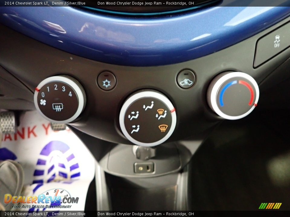 2014 Chevrolet Spark LT Denim / Silver/Blue Photo #22
