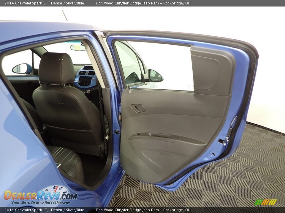 2014 Chevrolet Spark LT Denim / Silver/Blue Photo #30