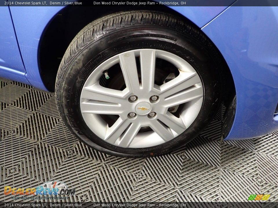 2014 Chevrolet Spark LT Denim / Silver/Blue Photo #32