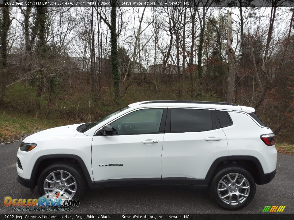 Bright White 2022 Jeep Compass Latitude Lux 4x4 Photo #1